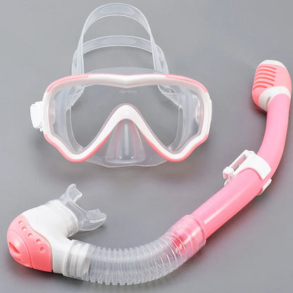 Kids Snorkeling Mask Set with Anti-Fog Lens