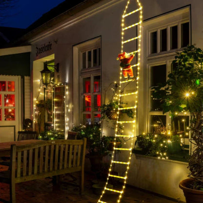 Festive LED Christmas Climber Decoration with 8 Modes