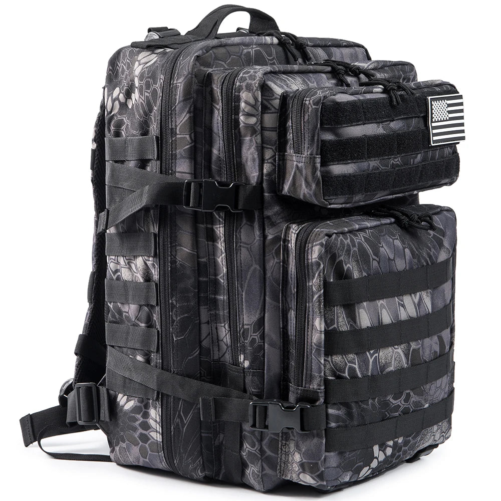 Tactical 45L Hiking Backpack - Durable & Versatile