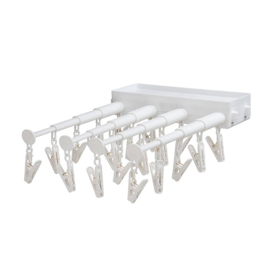 Space-Saving Folding Wall Dryer Rack - Fesara
