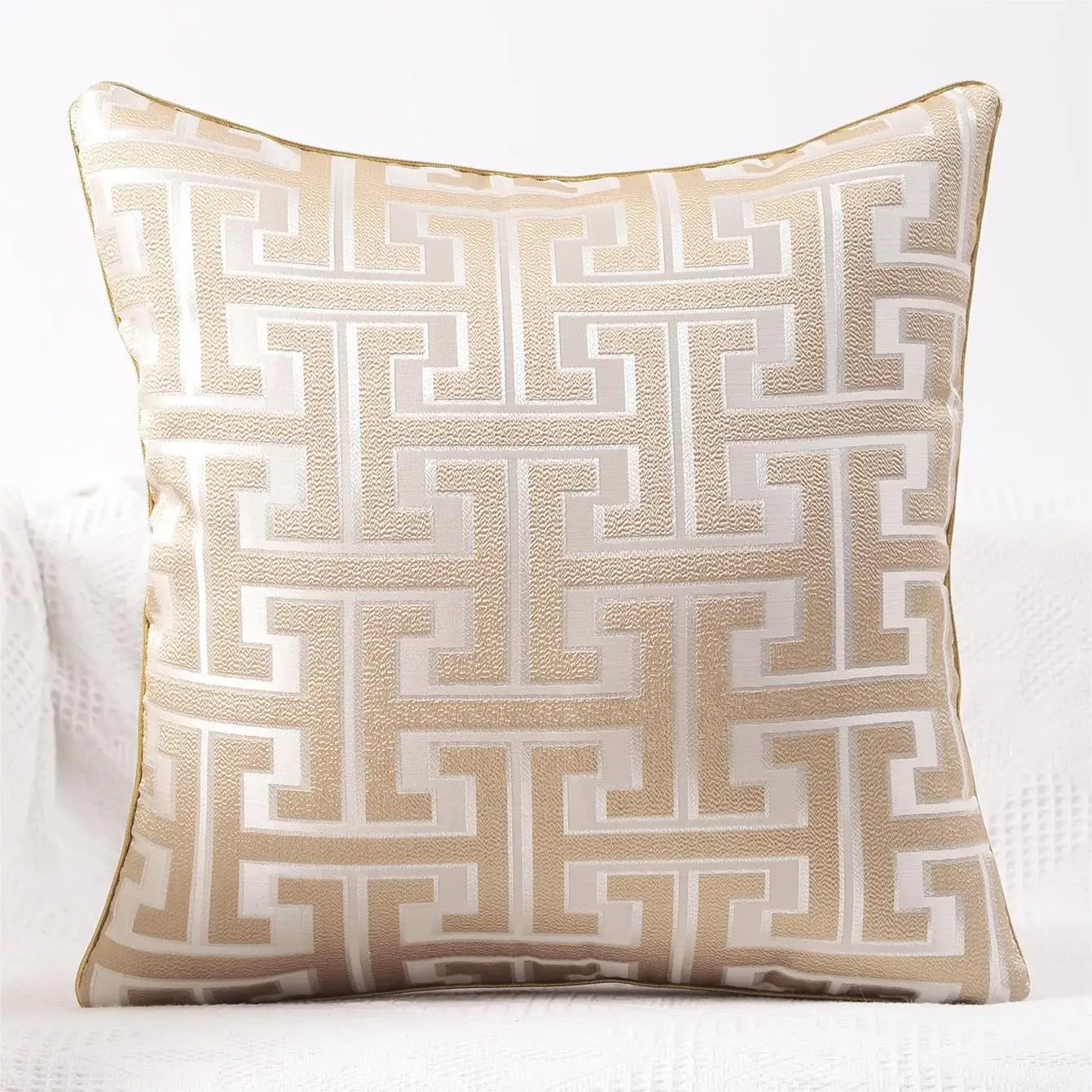 Soft Striped Decorative Pillow Cover