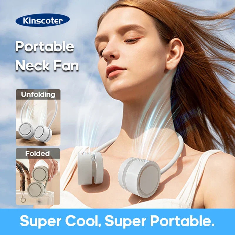Personal Neck Cooler Fan, Rechargeable and Portable