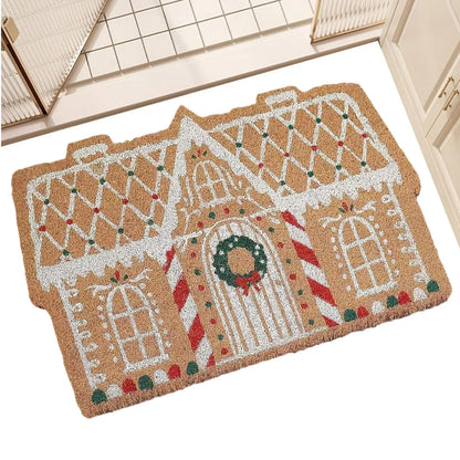 Fesara | Plush Holiday Welcome Mat Non Slip Rug