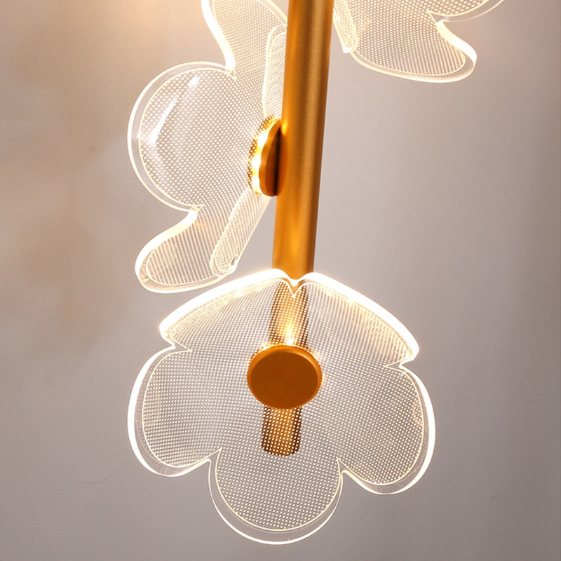 Stylish Floral LED Pendant Lamp