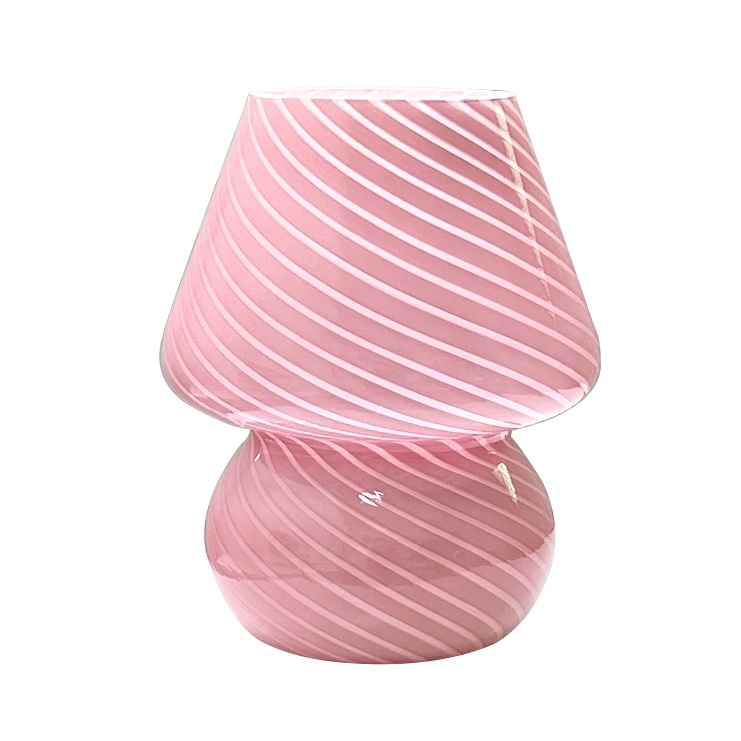 Stunning Glass Mushroom Table Lamp