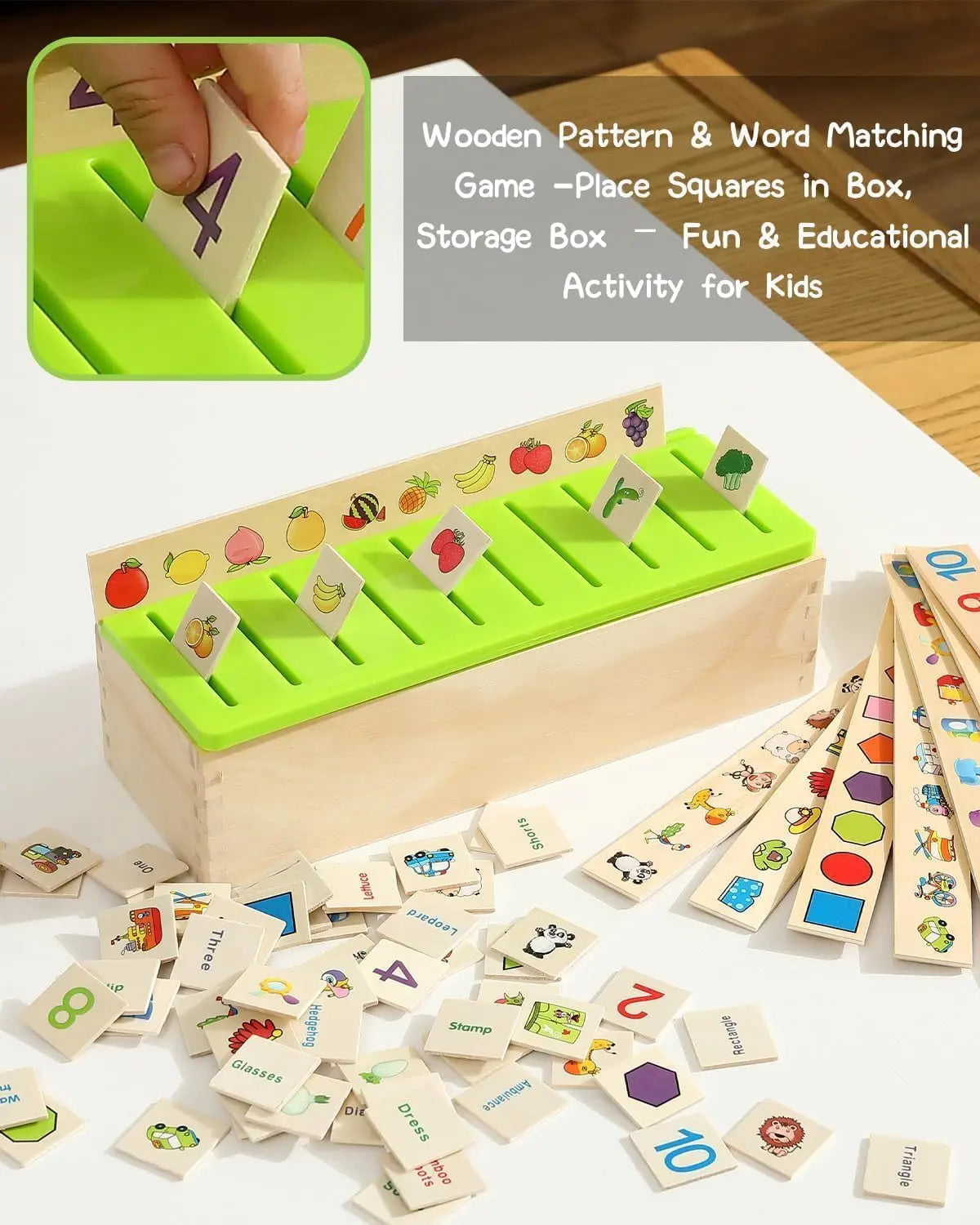 Educational Wooden Sorting Toy for Kids