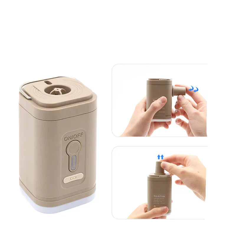 Compact Portable Electric Air Pump Inflate Deflate Kit - Fesara
