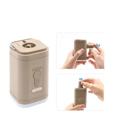 Compact Portable Electric Air Pump Inflate Deflate Kit - Fesara