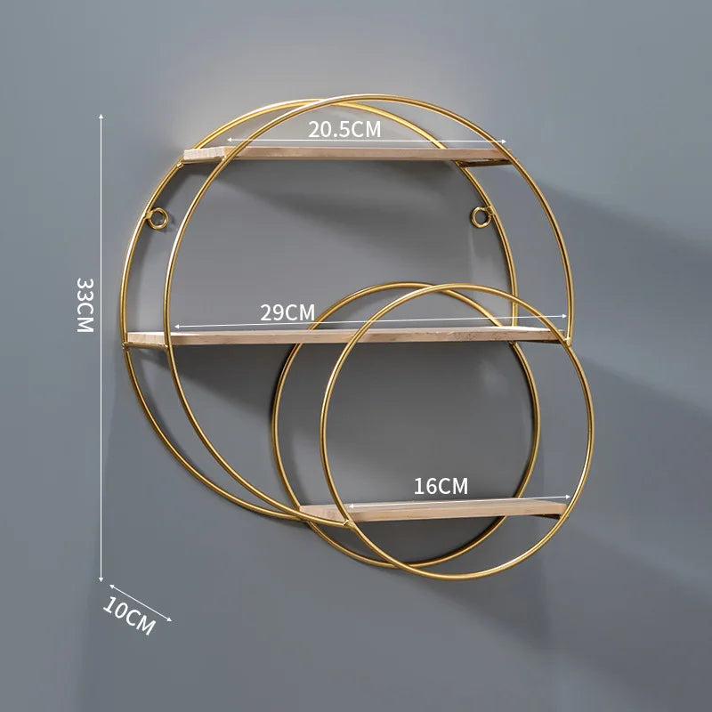 Modern Double Tier Wall Shelf - Fesara