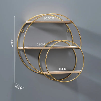 Modern Double Tier Wall Shelf - Fesara