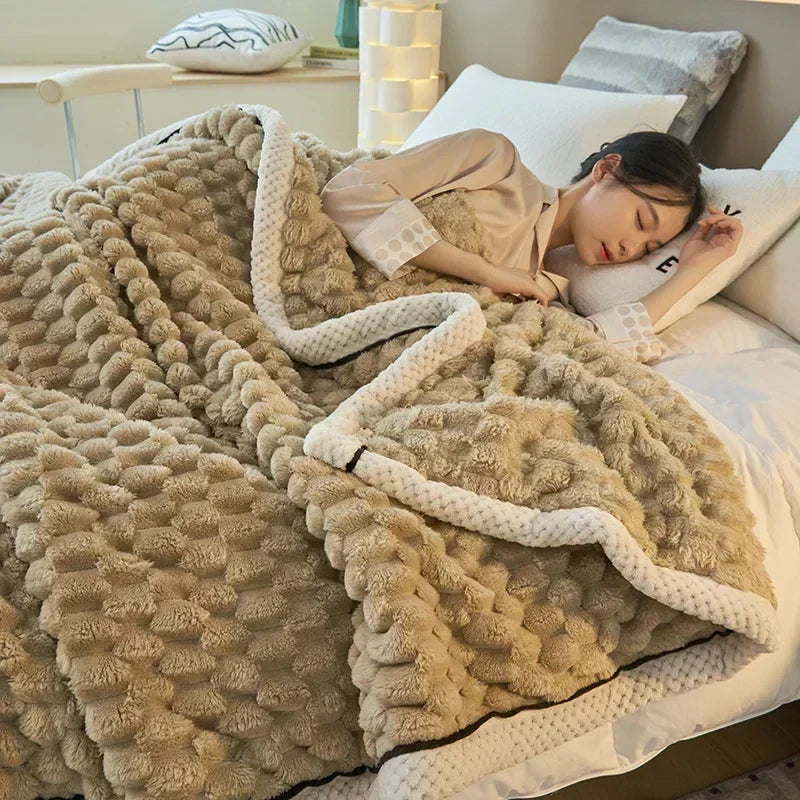 Soft Turtle Velour Throw Blanket
