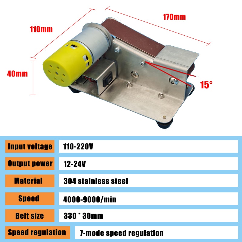Portable Electric Buffer Polishing Tool Kit