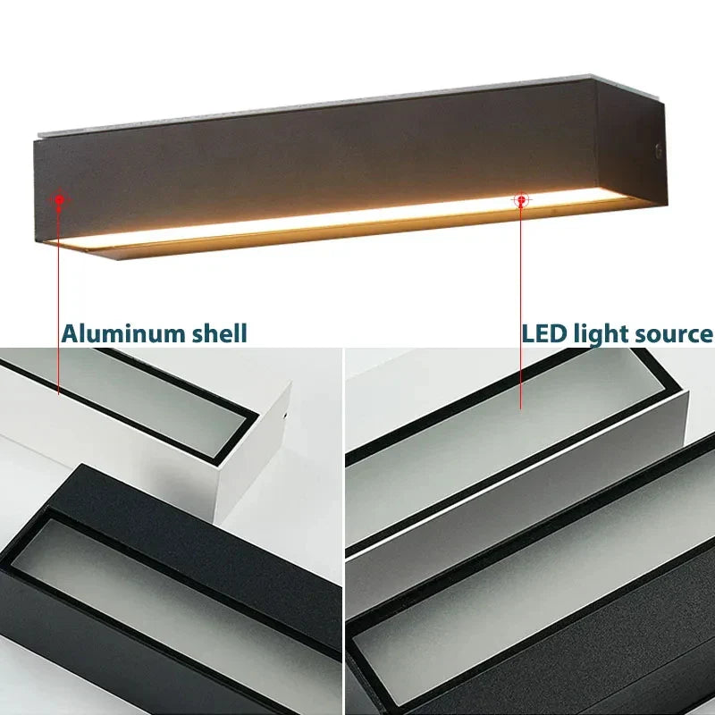 Outdoor Solar Powered Wall Lamp 16 LEDs Waterproof
