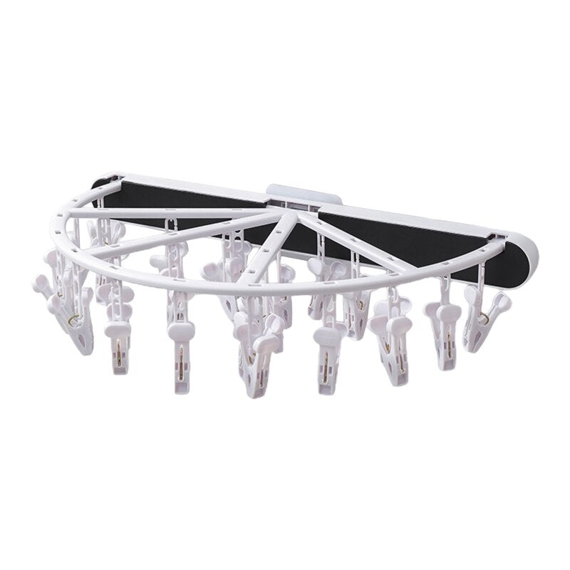Space-Saving Folding Sock Dryer Rack - Fesara