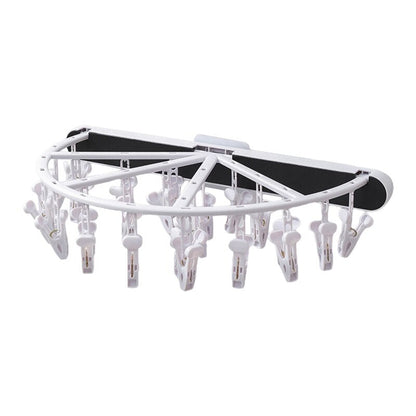 Space-Saving Folding Sock Dryer Rack - Fesara