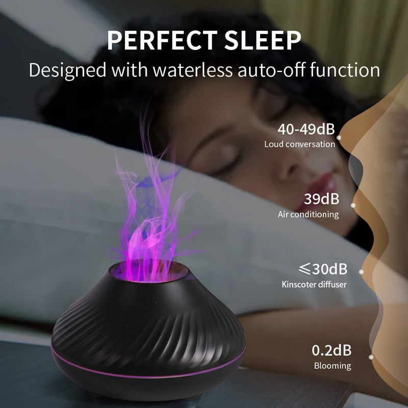 Colorful Mist USB Mini Humidifier Lamp