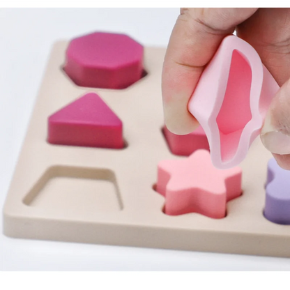 Fun Learning Silicone Shape Puzzle Toy