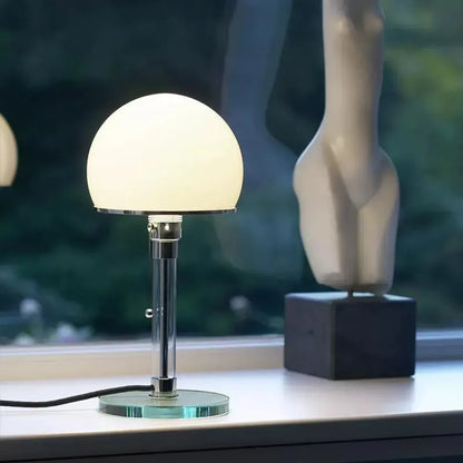 Sleek Simple Glass LED Desk Lamp for Home
