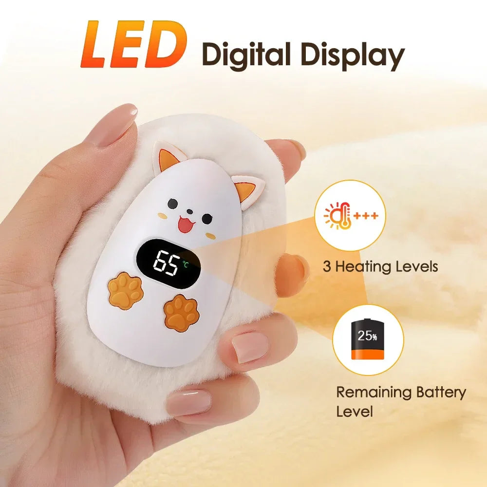 Cozy Rechargeable Hand Warmer with 3 Heat Settings