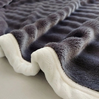 Plush Fleece Throw Blanket Soft & Cozy