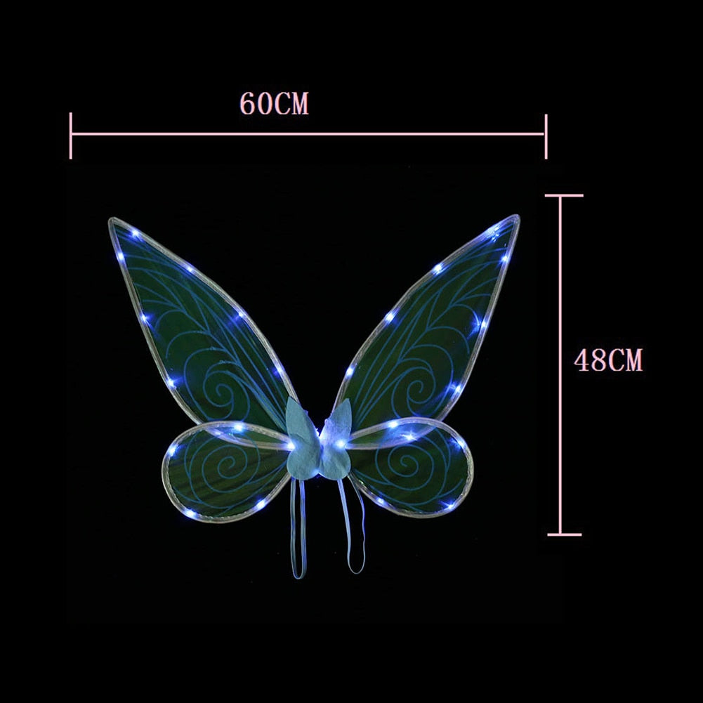 Sparkly Iridescent Angel Wings