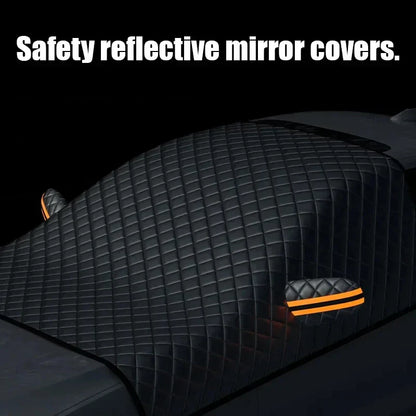 Premium Car Windshield Snow Cover & Sun Shade Protector