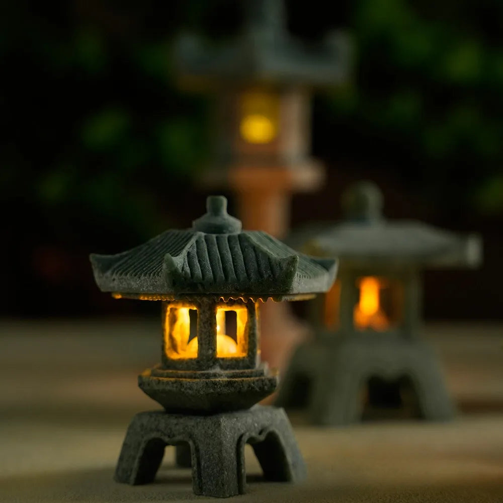 Natural Stone Mini Pagoda Garden Ornament