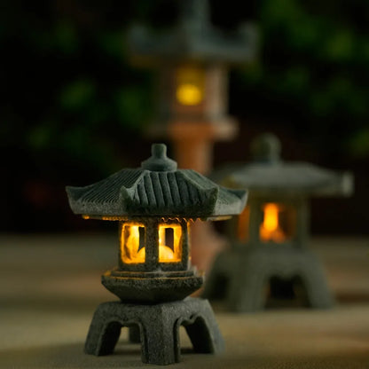 Natural Stone Mini Pagoda Garden Ornament