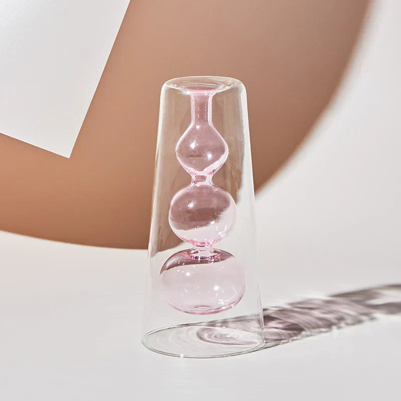 Beautiful Handmade Coloured Glass Vase