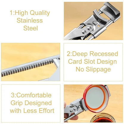 Easy Grip Stainless Steel Bottle Opener