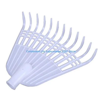 Fesara Compact Garden Rake 12 Tine Lightweight Tool