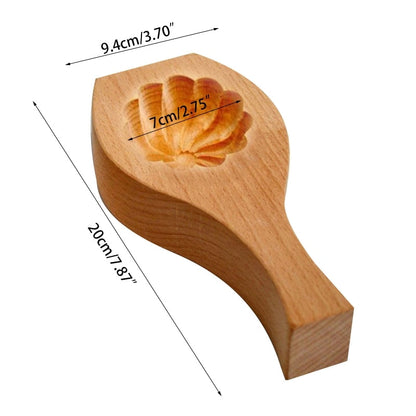 Natural Wood Pastry Dumpling Maker Tool