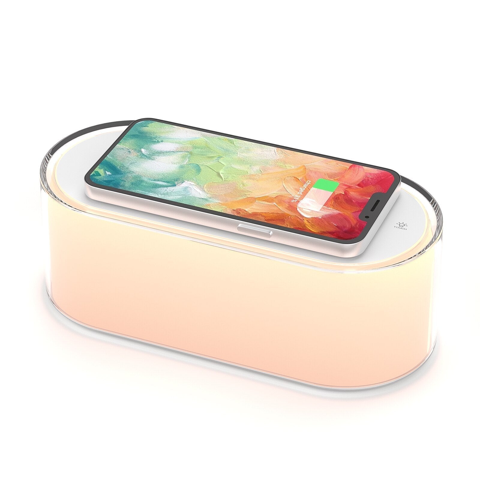 Glowing Ambient Wireless Charging Lamp - Fesara
