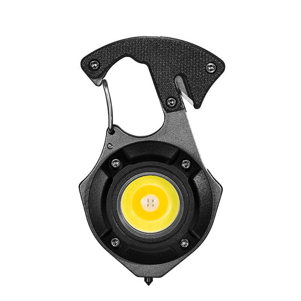 Portable 7in1 LED Flashlight Keychain Lamp