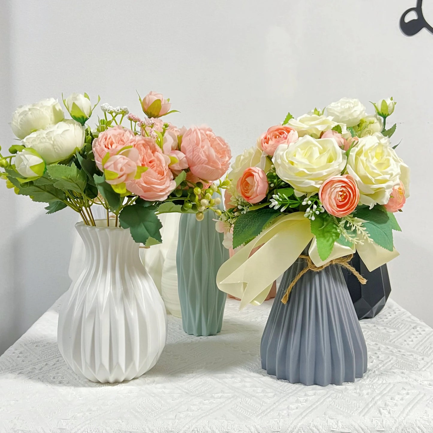 Beautiful Floral Glass Vase