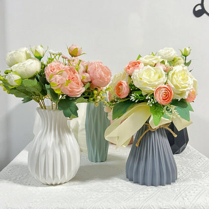 Beautiful Floral Glass Vase