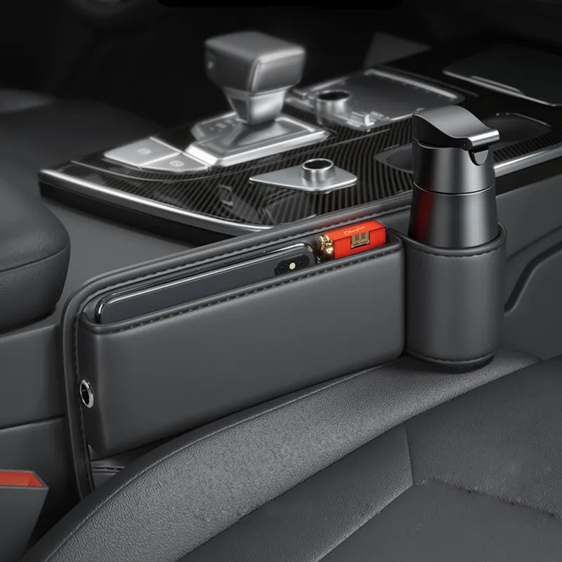 Premium Car Seat Gap Storage Cup Holder Organizer