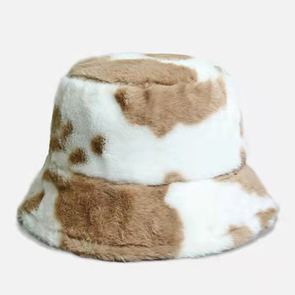 Cozy Faux Fur Warm Beanie Hat for Men Women