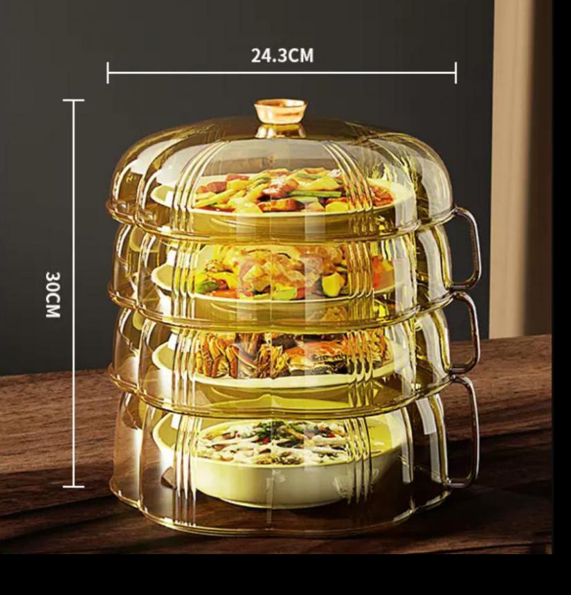 Collapsible Microwave Food Splash Guard
