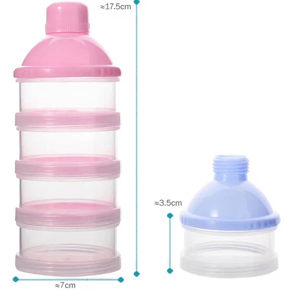 Portable Snack Container with 5 Sections
