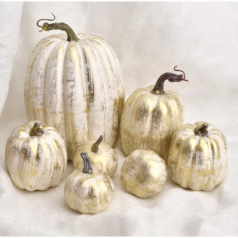 Fall Decorative Pumpkins 7-Piece Set