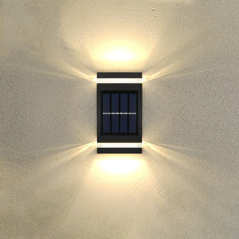 Outdoor Solar Powered Garden Wall Light