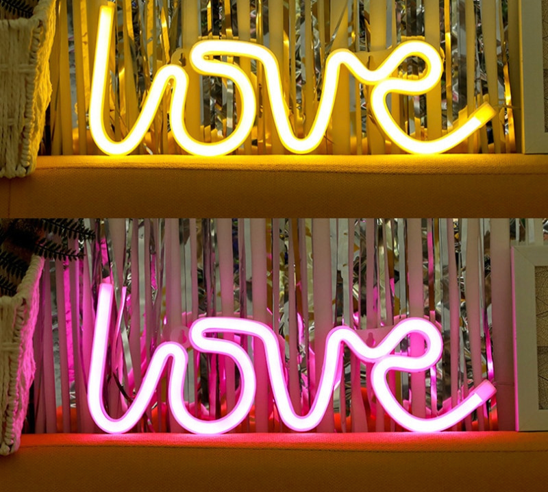 Romantic Neon LED Love Sign