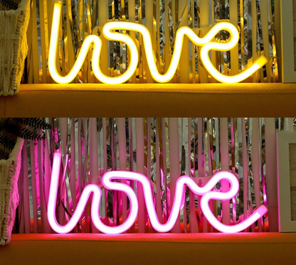 Romantic Neon LED Love Sign