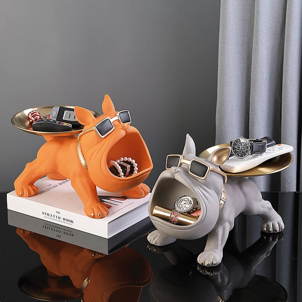 Cozy Bulldog Table Lamp