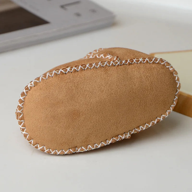 Cozy Infant Booties with Soft Fleece Lining