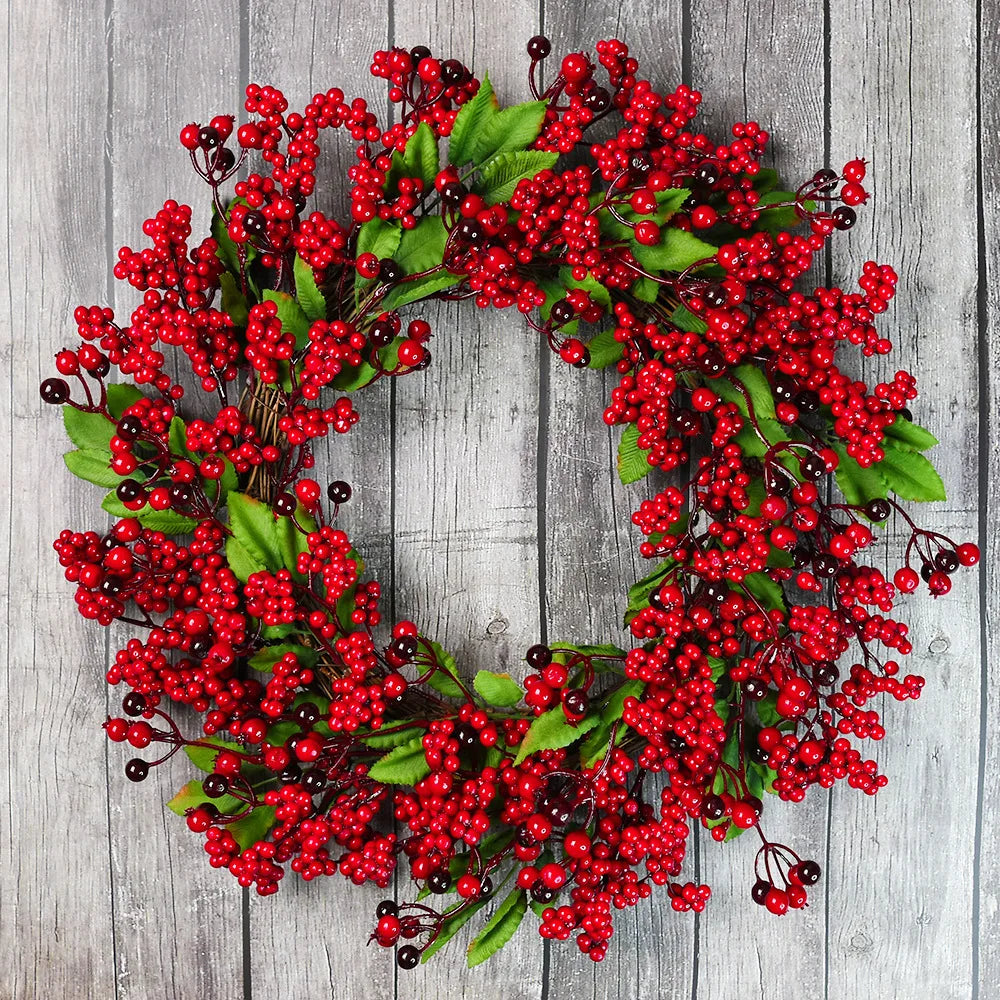 Fesara | Festive Holiday Red Wreath