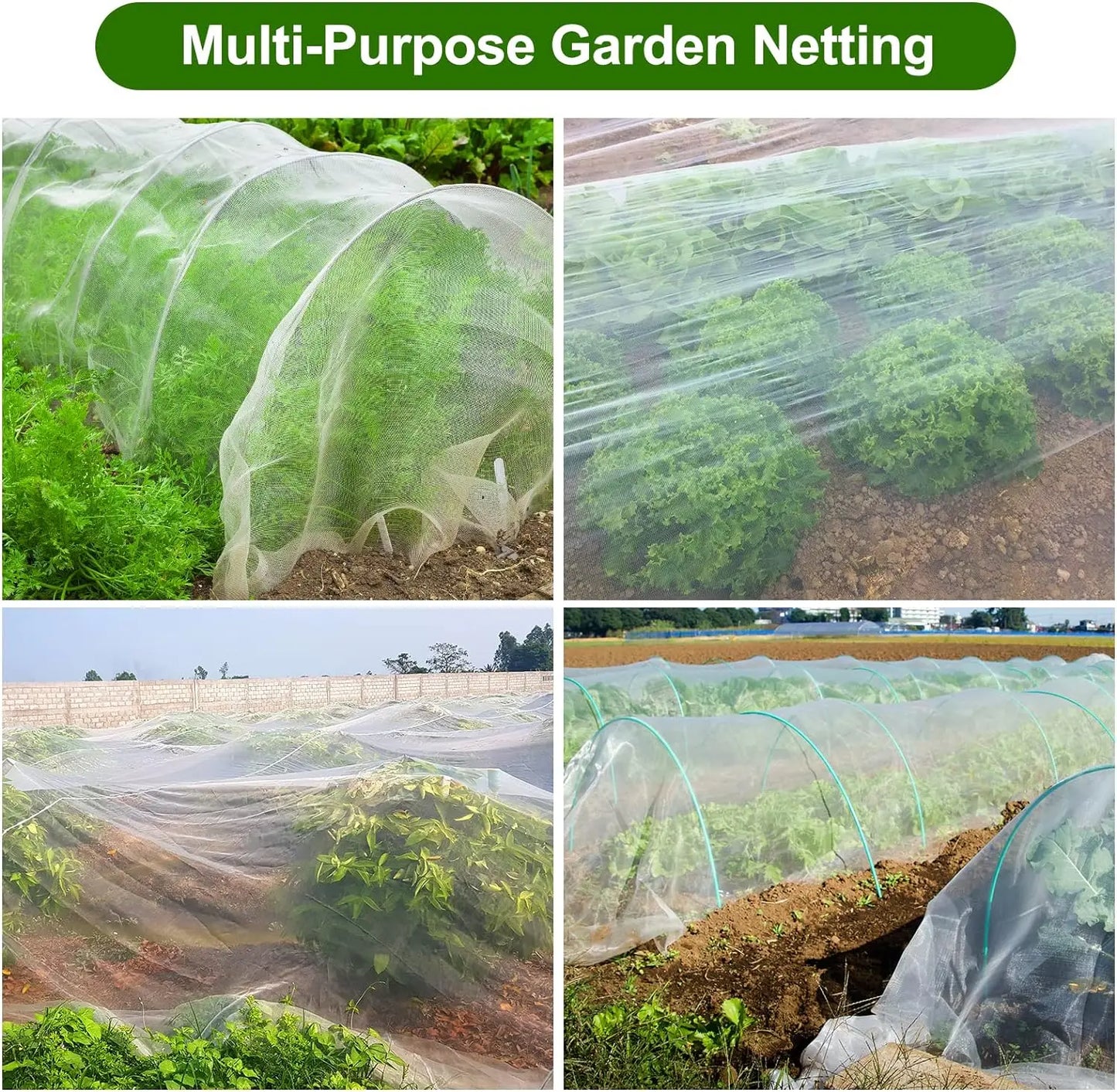 Garden Vegetable Protection Net, Durable UV Mesh Cover