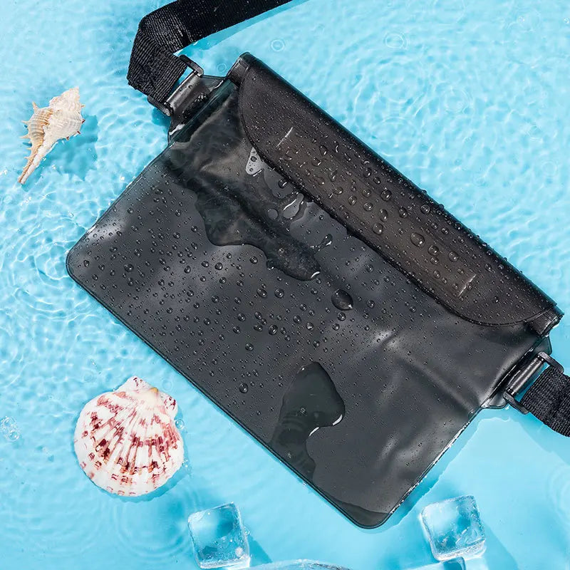 Waterproof Phone Pouch with 3 Layer Seal & Adjustable Belt - Fesara