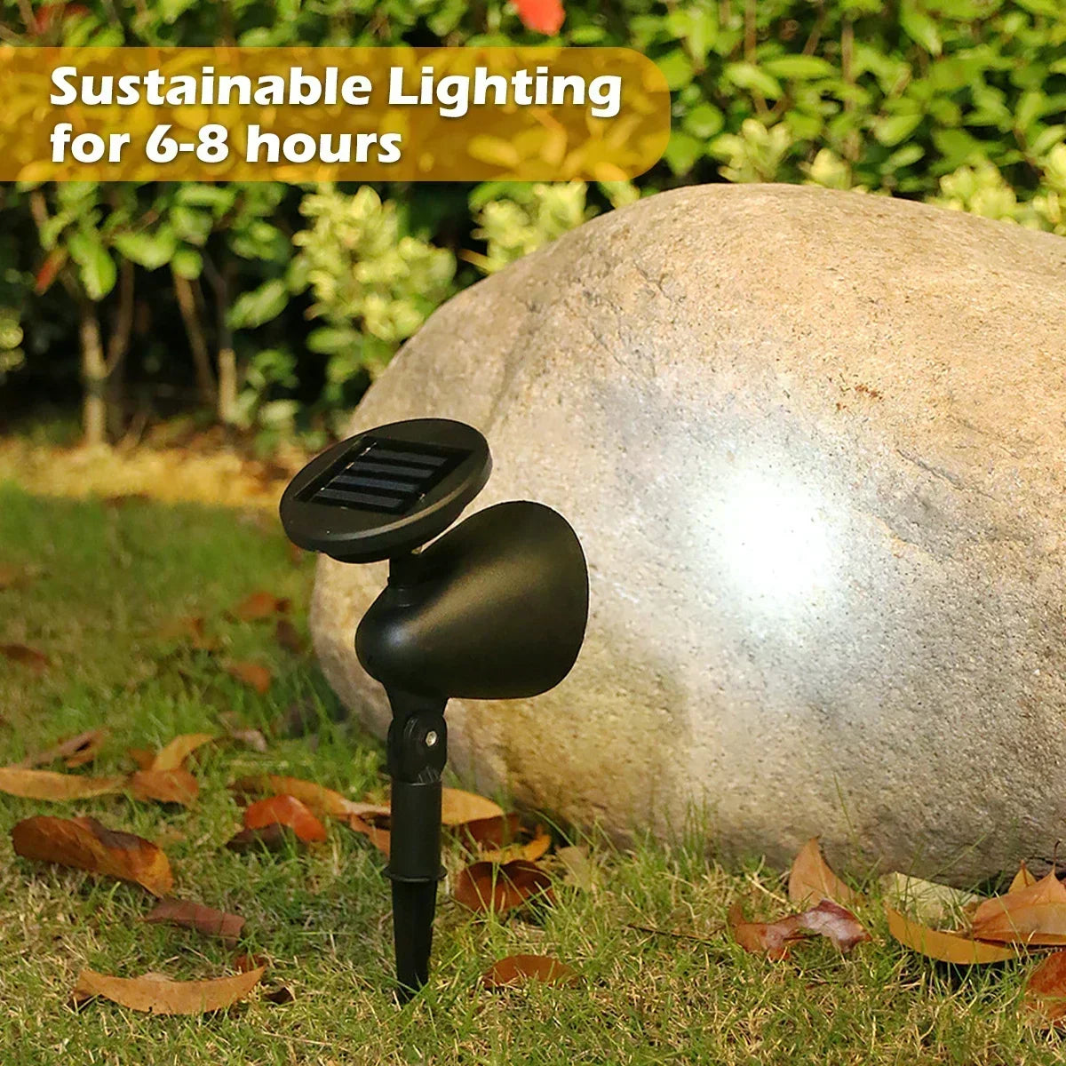 Outdoor Solar LED Spotlight for Garden Path Lighting